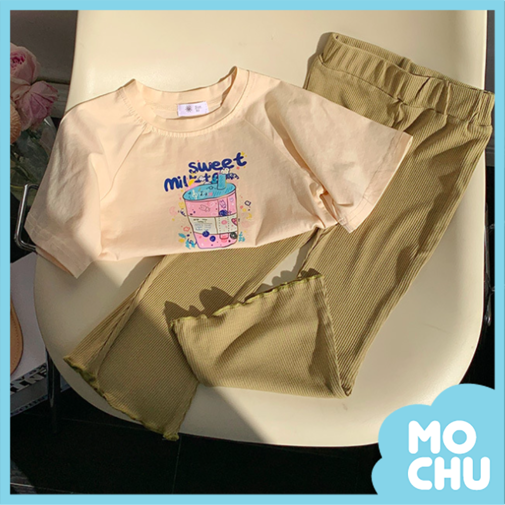 SW奶茶兔上衣長褲套裝