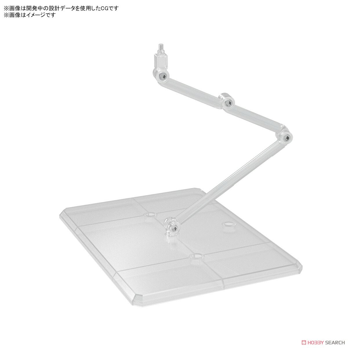 BANDAI 代理版 組裝模型 可動展示架8[透明色]