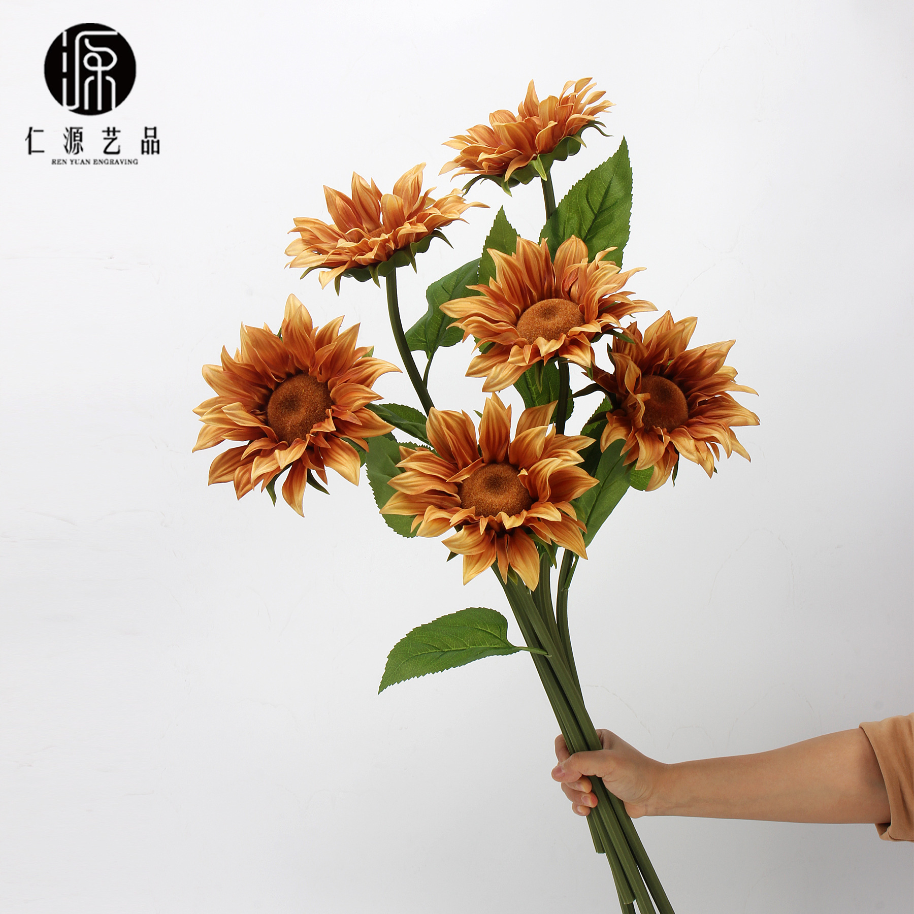 仿真PU手感向日葵