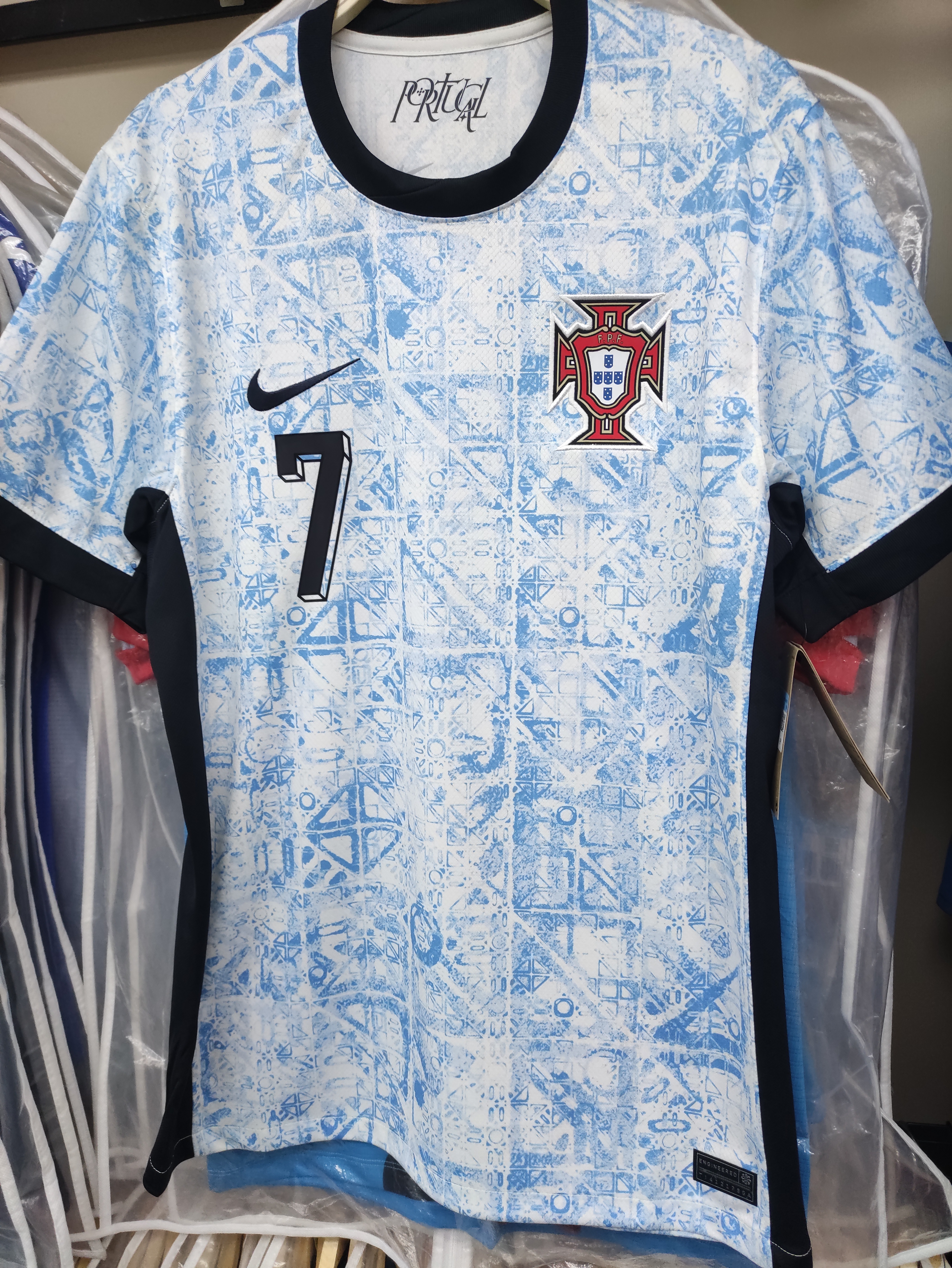 2024葡萄牙國家隊C朗拿度作客球迷版球衣