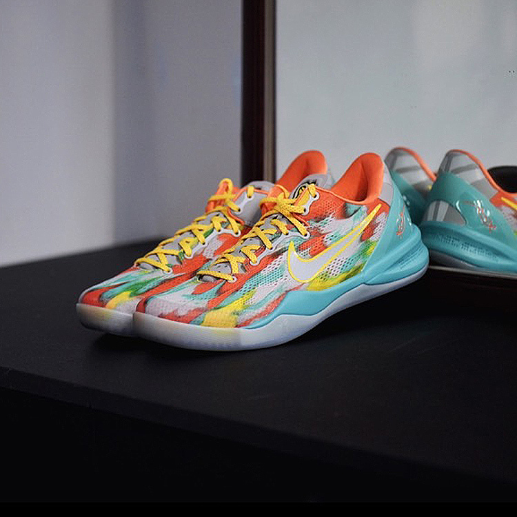 ΝΙΚΕ Kobe 8 Protro“Venice Beach” 藍紅橙 威尼斯海灘 實戰籃球鞋 FQ3548-001