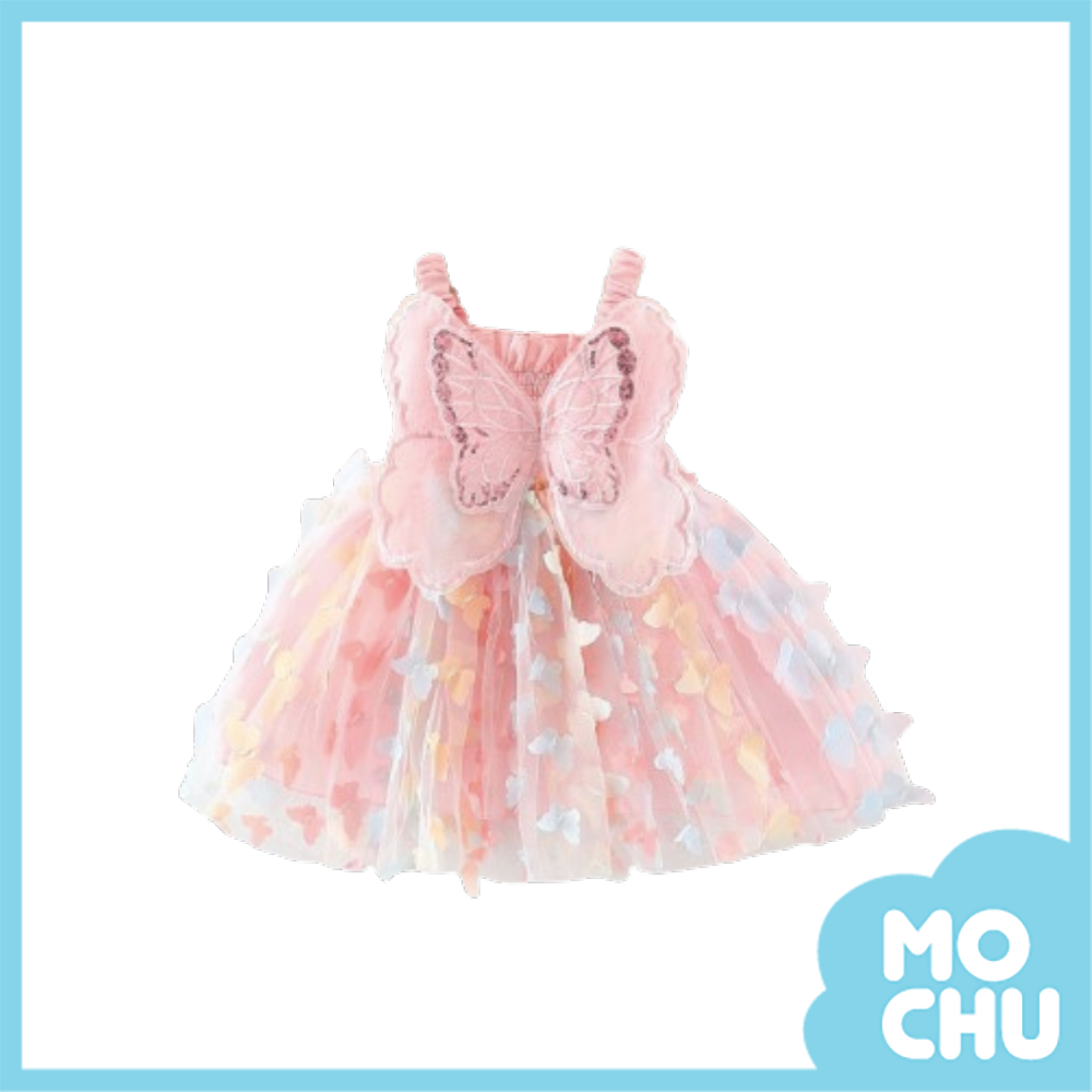 夢幻蝴蝶大翅膀紗裙洋裝