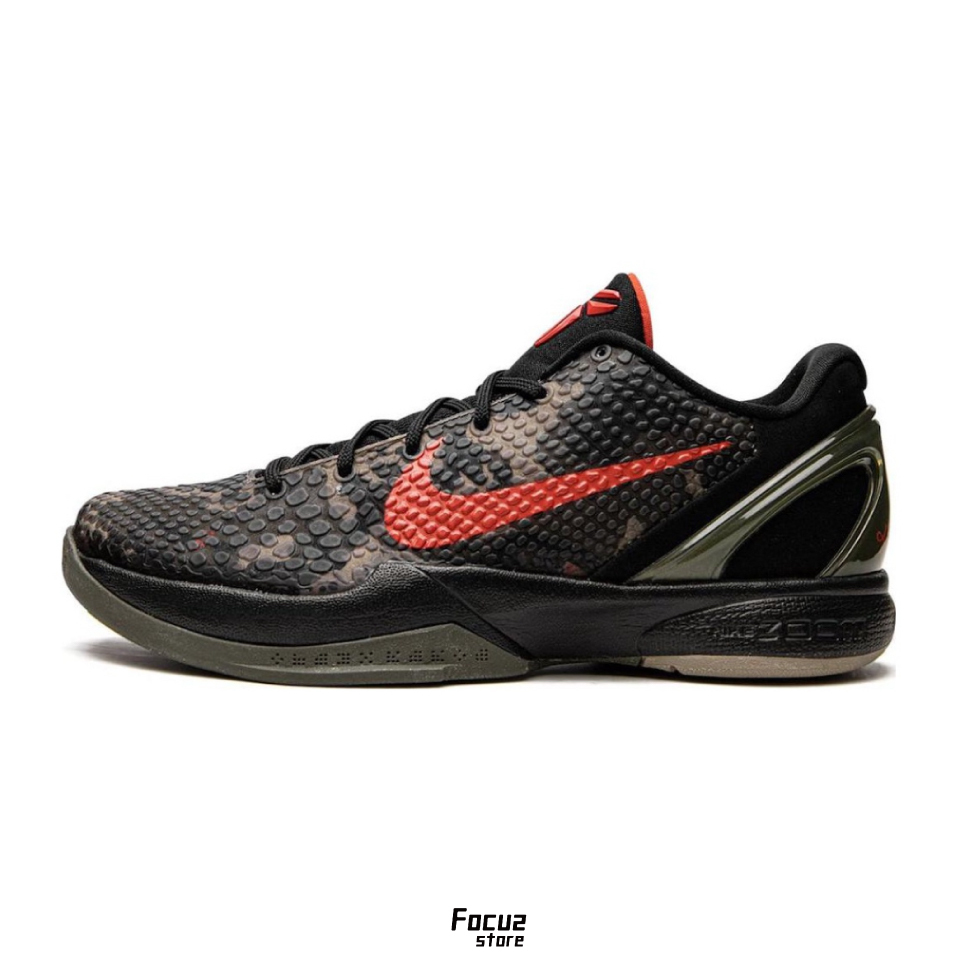 【Focus Store】預購 Nike Kobe 6 Protro "Italian Camo" 黑紅 FQ3546-001