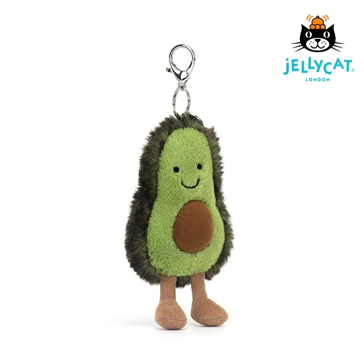 【樂森藥局】英國 Jellycat Amuseable Avocado Bag Charm 趣味酪梨吊飾、鑰匙圈