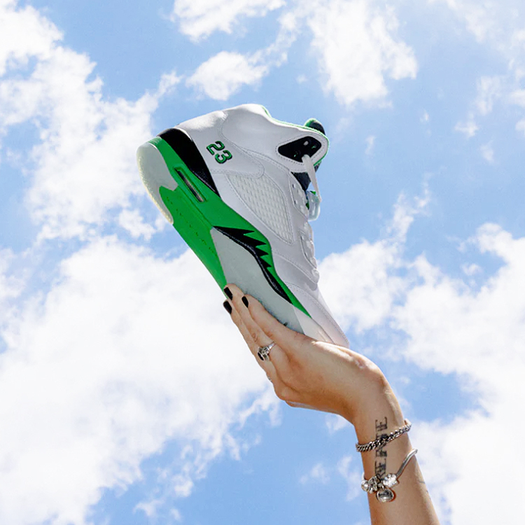 AIR JORDAN 5 RETRO W LUCKY GREEN 白綠 女鞋 DD9336-103