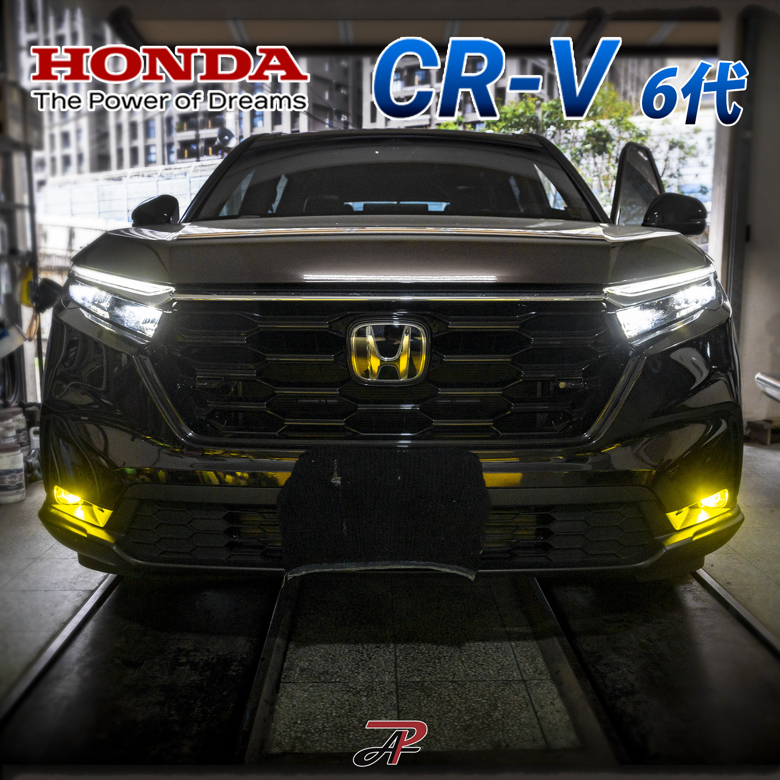 CRV 6代 原廠LED霧燈升級 白光 黃光｜TF1 爆亮款｜HONDA