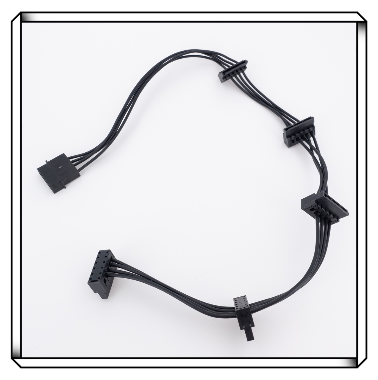 大4P轉SATA 一分五 硬碟電源線