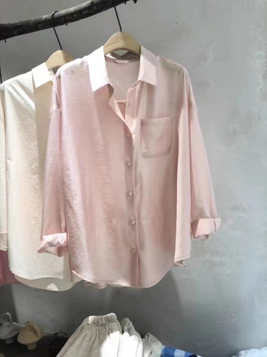 Apr.廣州連線 | 天絲雪紡百搭襯衫*4色 ∣