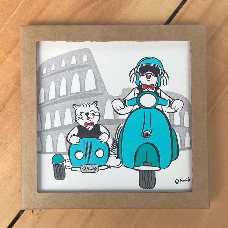 Q Family聯名杯墊