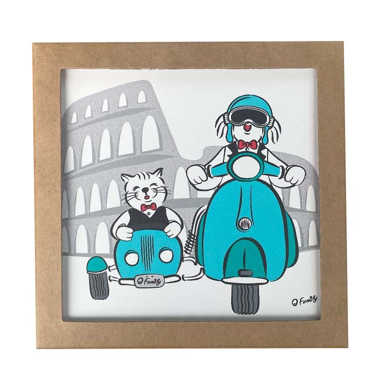 Q Family聯名杯墊