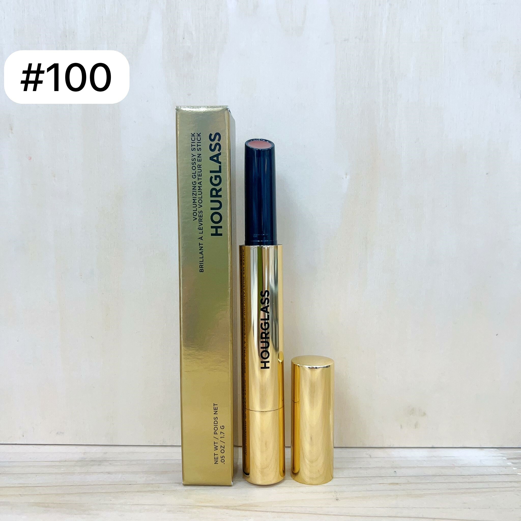 HOURGLASS 固體脣釉煙管口紅 #100 RISE