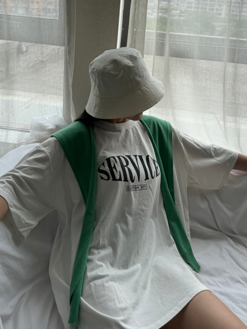 Apr.廣州連線 |字母厚磅上衣*5色∣