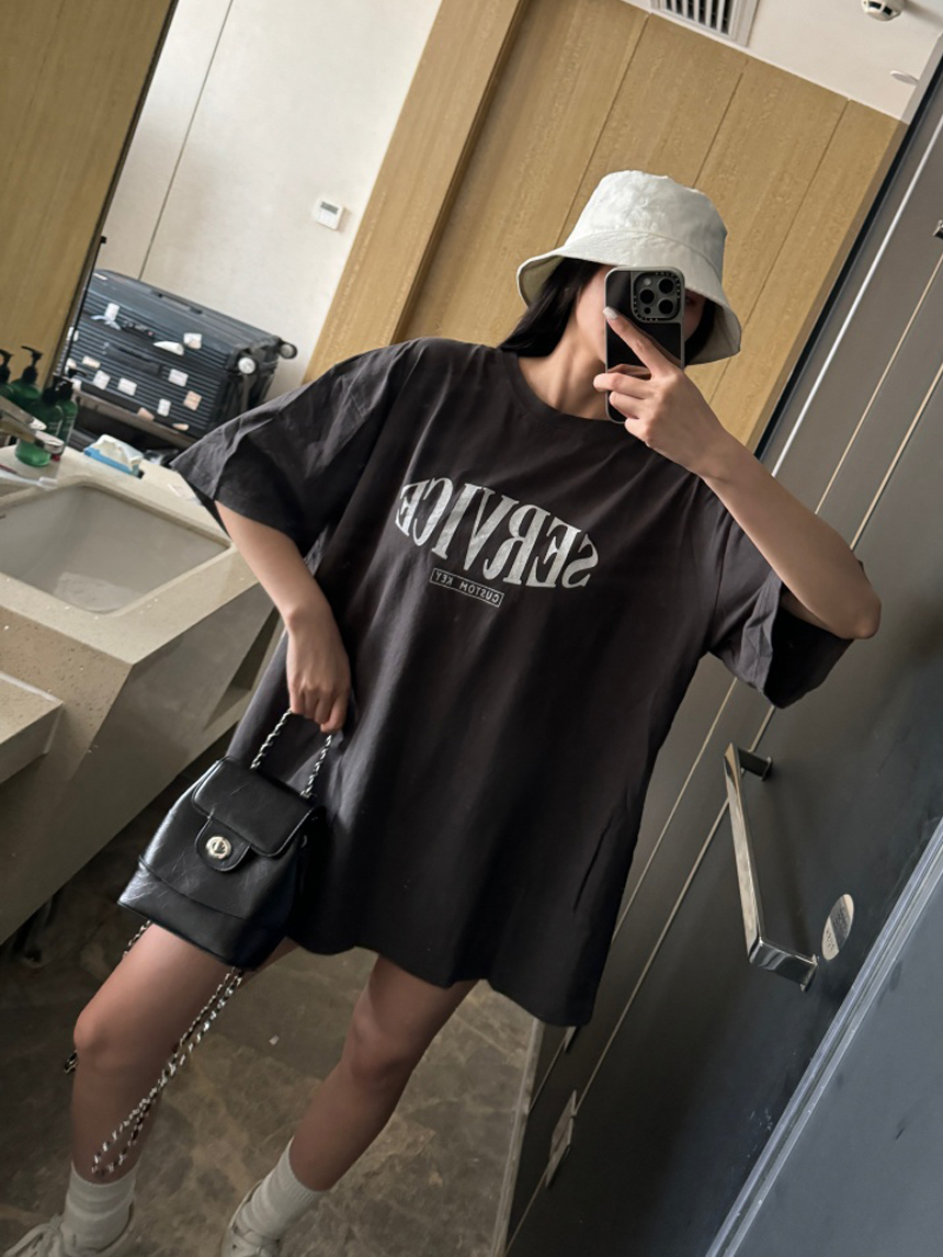 Apr.廣州連線 |字母厚磅上衣*5色∣