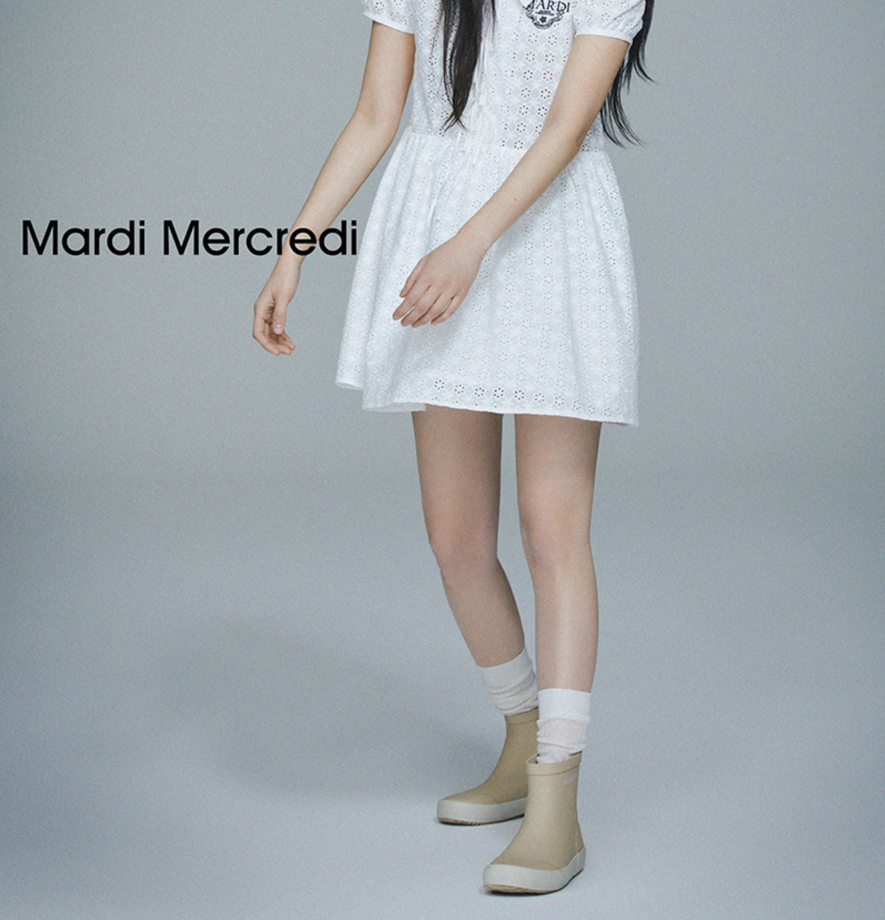 韓國Mardi Mercredi PLUIE RAIN BOOTS SHORT