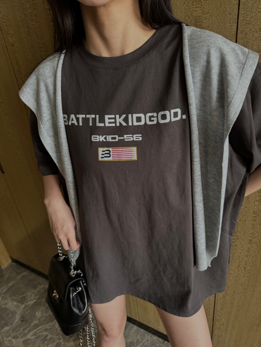 Apr.廣州連線 | 跟男友一起穿的美式寬版Ｔ*4色∣