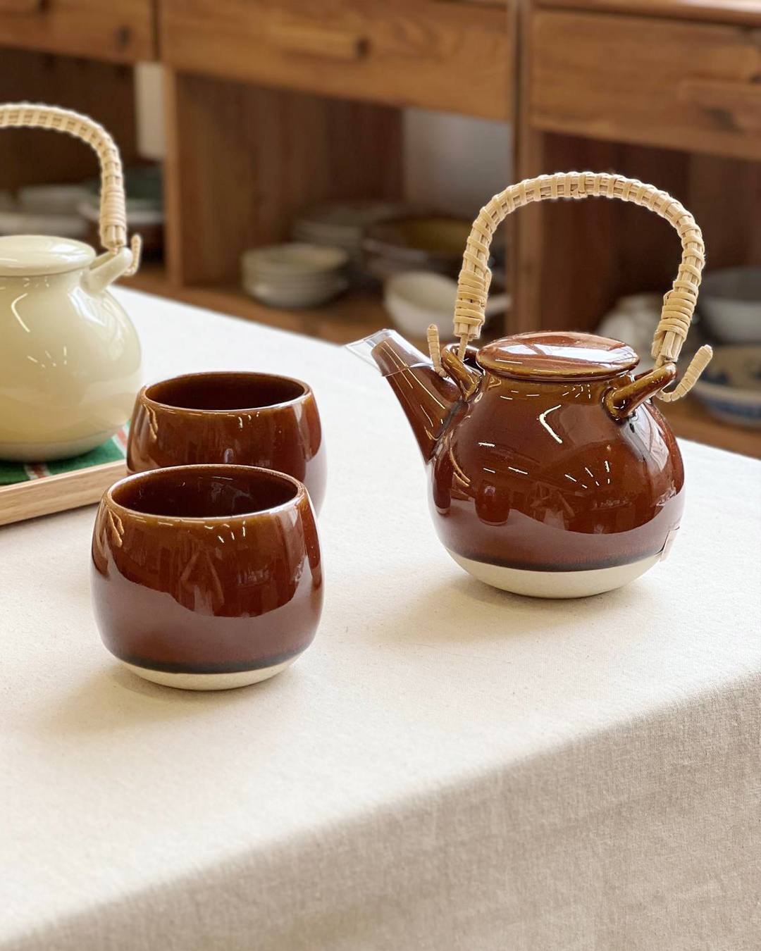 Natsume Teapot Brown｜studio m'
