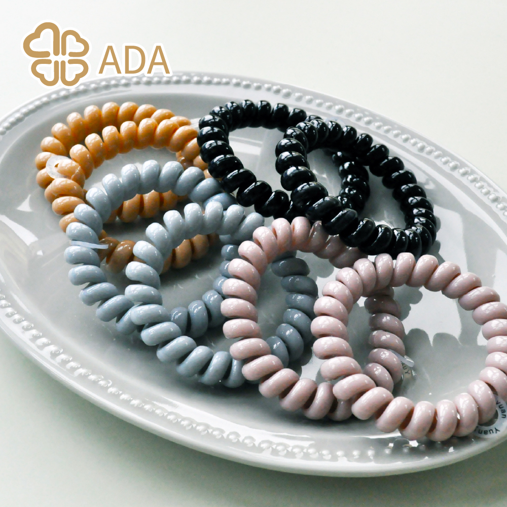 ADA 電話線髮束-莫蘭迪色系2入組〈全4款〉