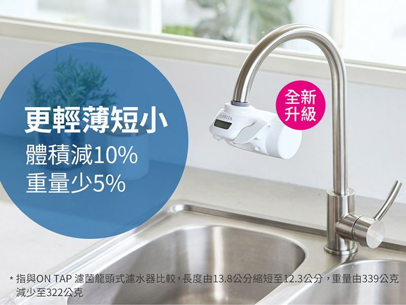BRITA ON TAP 5重濾菌龍頭式濾水器+1入濾菌濾芯