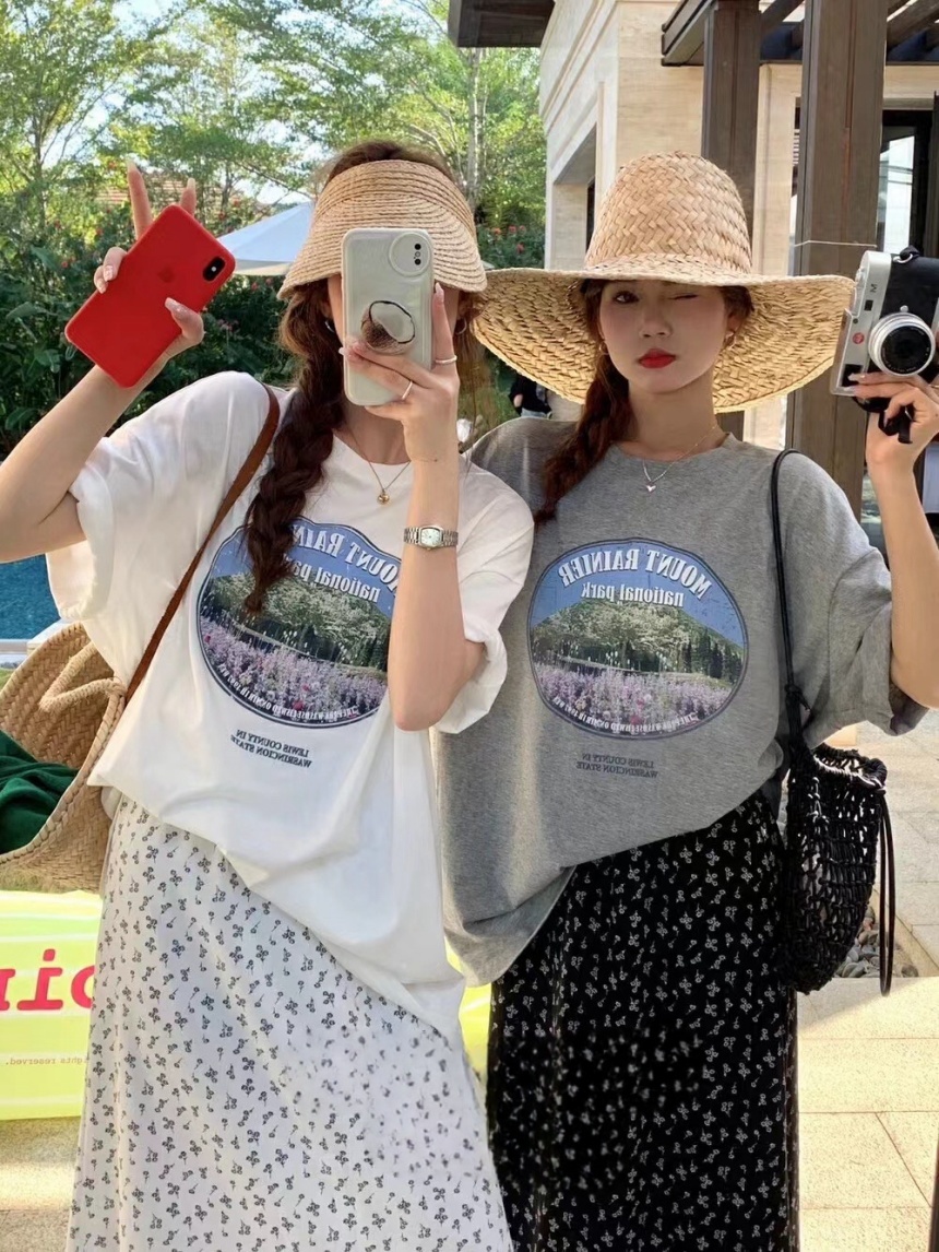 Apr.廣州連線 | 普羅旺斯寬版大Ｔ*5色∣