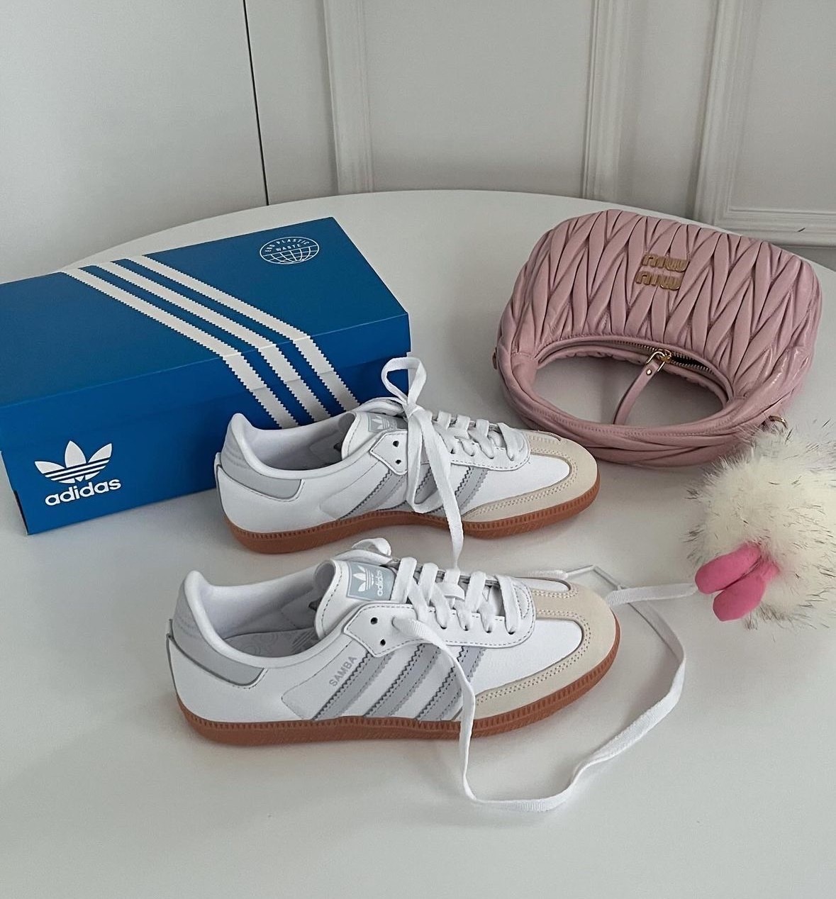 Adidas Originals Samba OG 冰藍色 復古 德訓鞋 麂皮 IE0877/預購