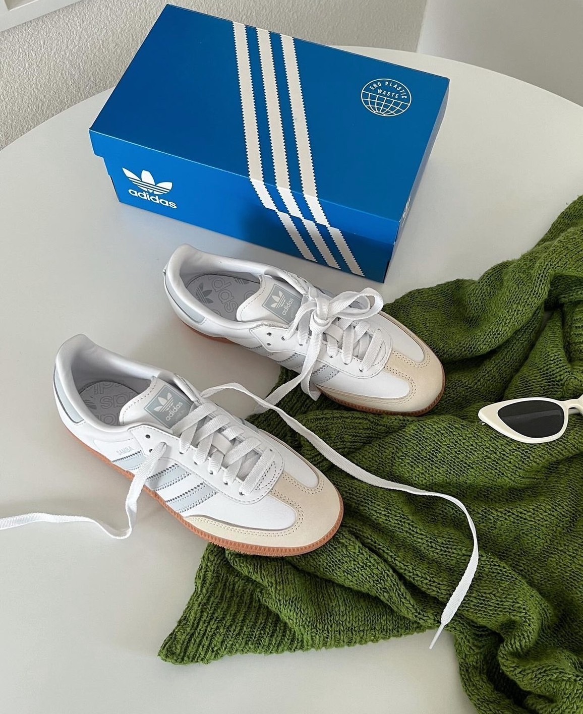 Adidas Originals Samba OG 冰藍色 復古 德訓鞋 麂皮 IE0877/預購