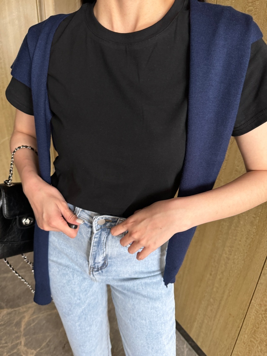 Apr.廣州連線 | 素面彈力百搭上衣*7色∣