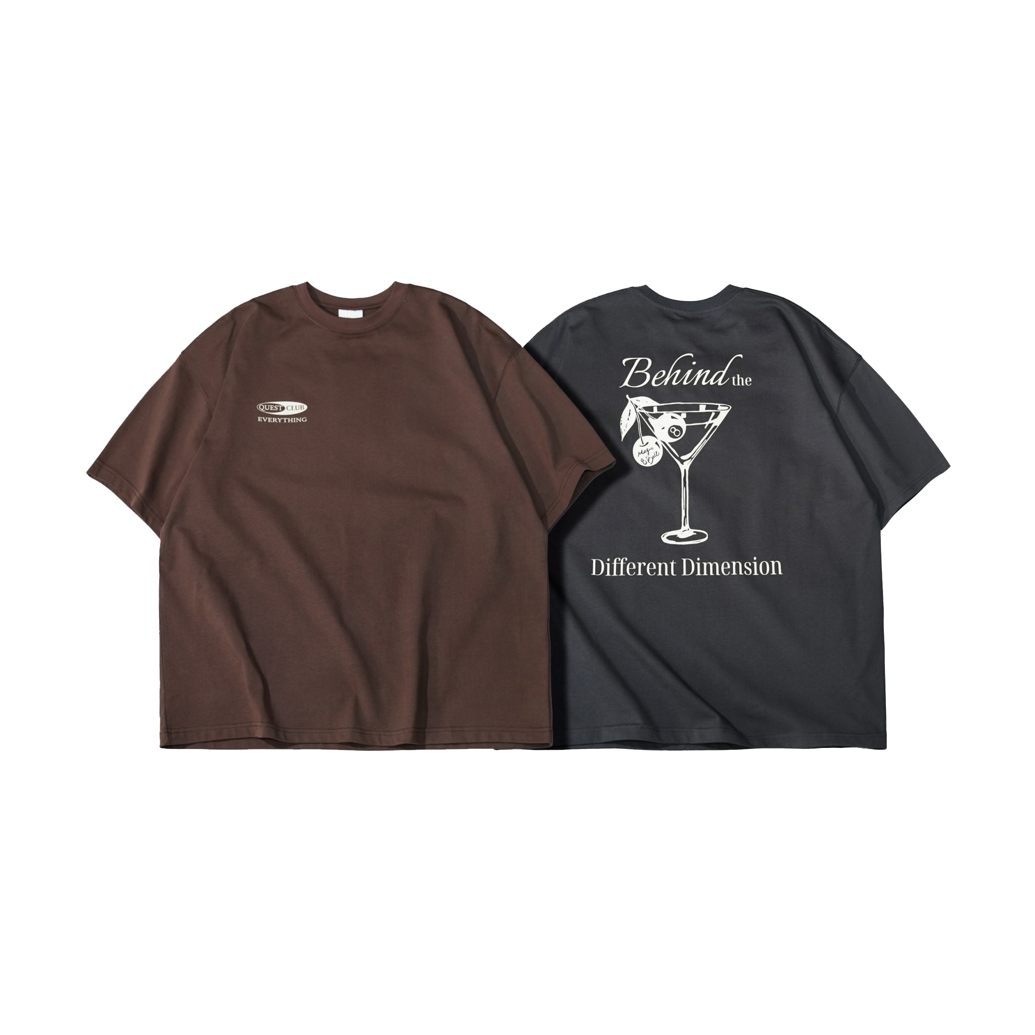 【車庫服飾】QUEST COCKTAIL GLASS TEE / 酒杯短T