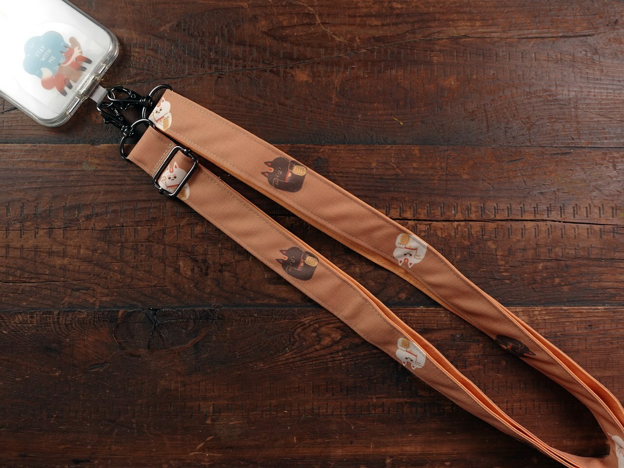 小黃間｜可調式寬背帶｜招財喵