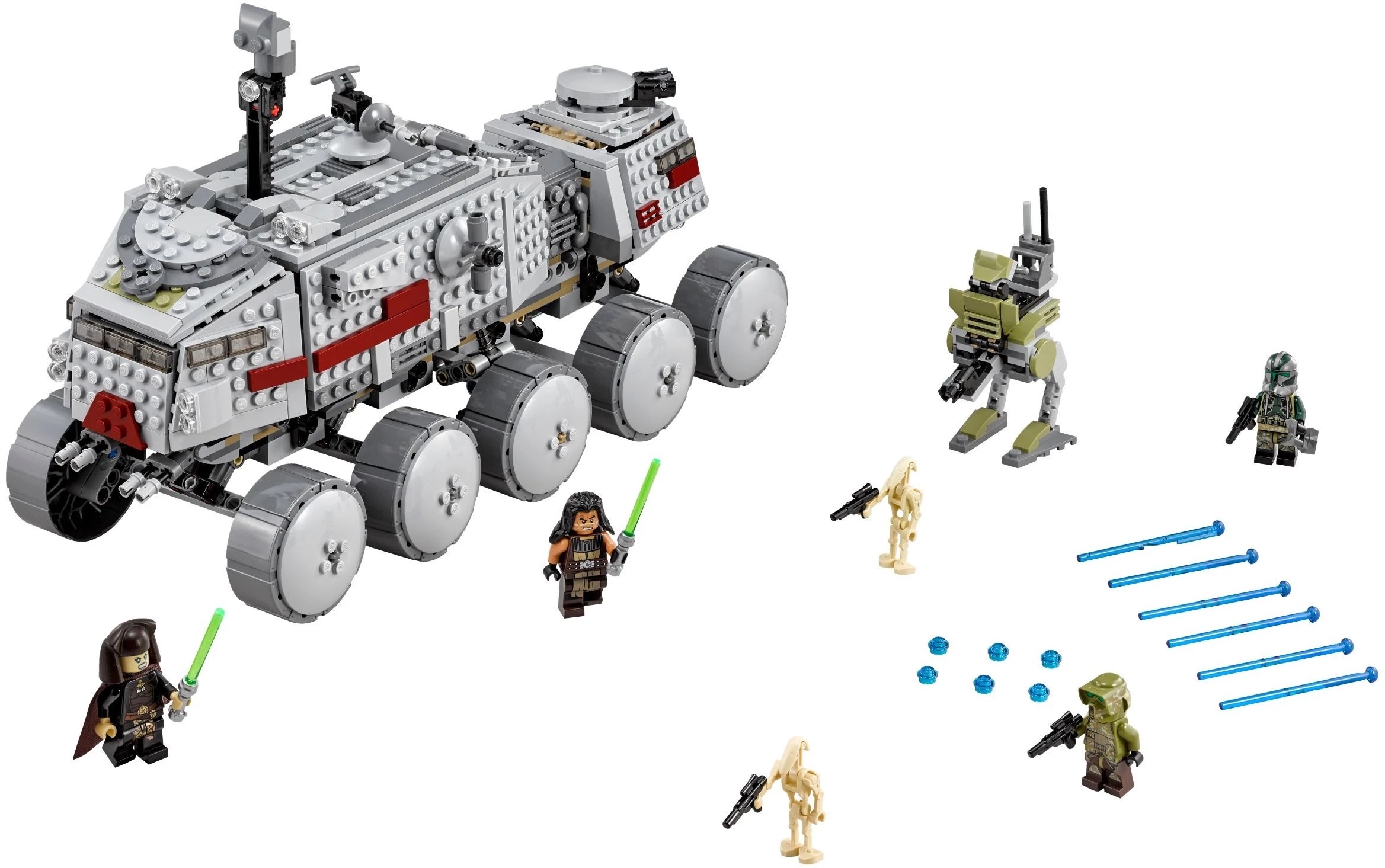 MOC Clone turbo tank Star Wars Building Set