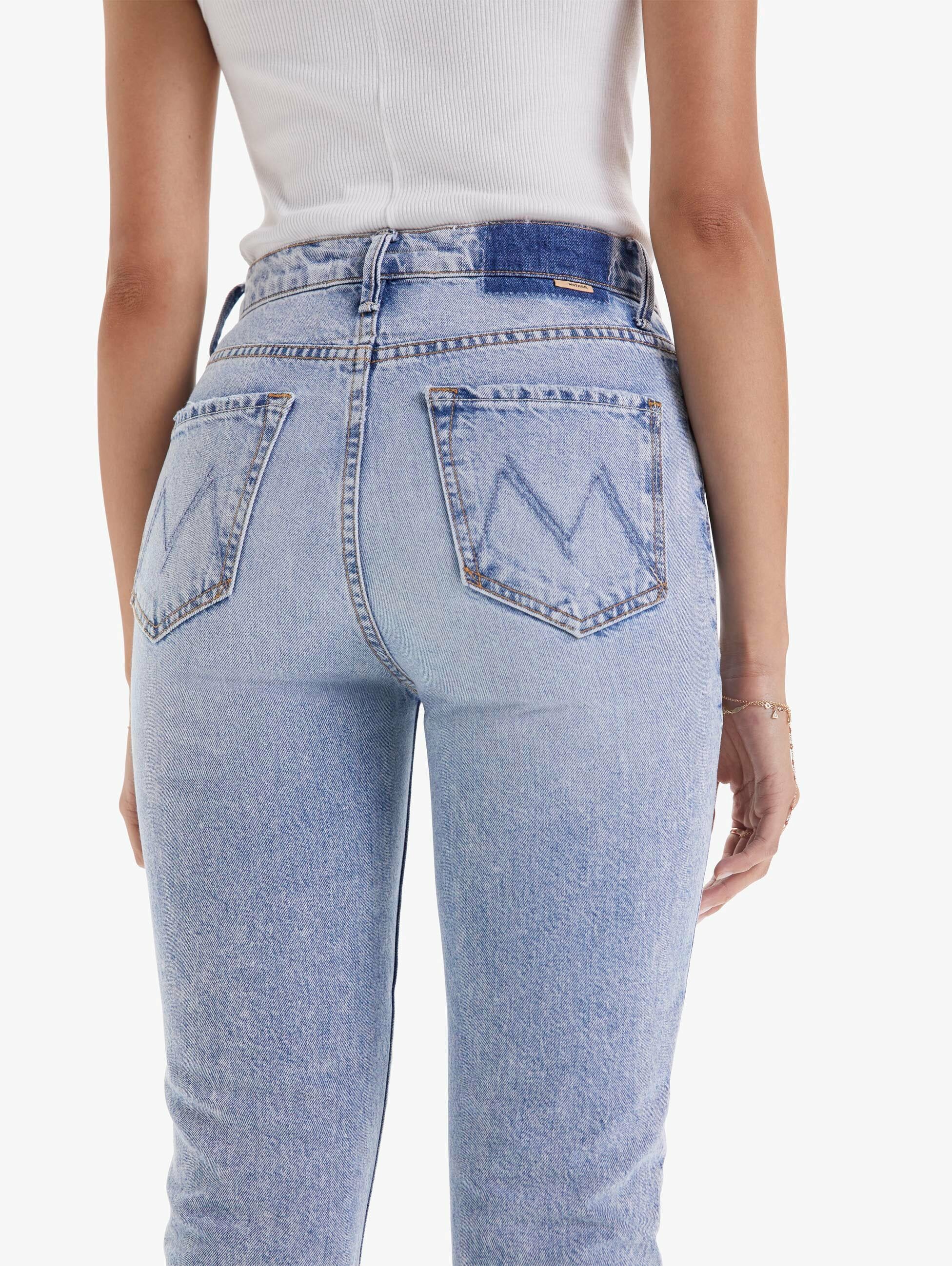 Swooner Rascal Ankle 高腰直筒淺色水洗褲