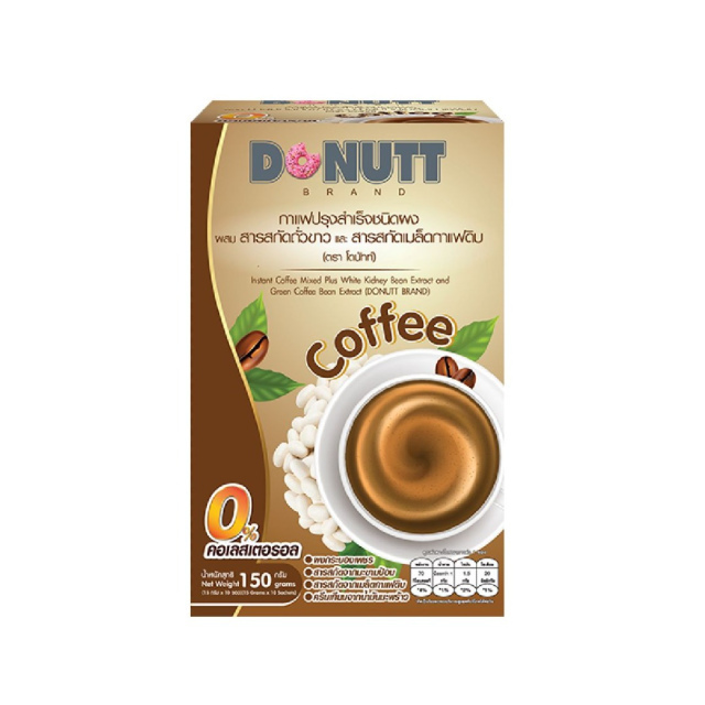 泰國Donutt多麗零糖咖啡10小包