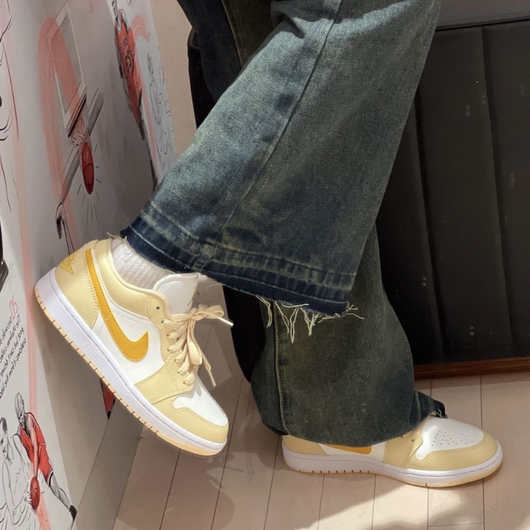 KTQ STORE ‧ Air Jordan 1 Low Team Gold 芒果雪酪 黃色 橘色 橘黃色 女款 DC0774-170