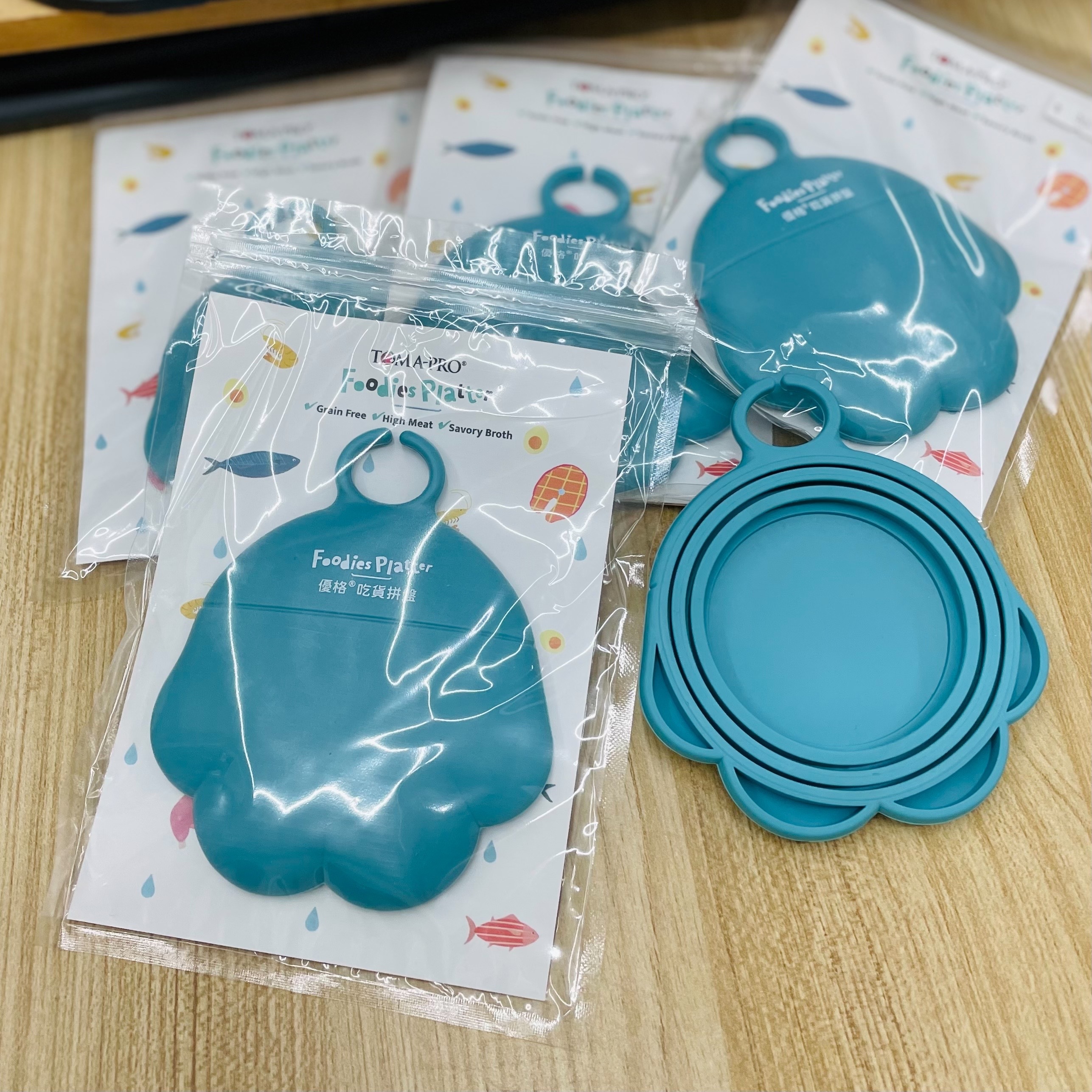 優格｜吃貨拼盤 矽膠 3合1罐頭保鮮蓋 (罐頭蓋)