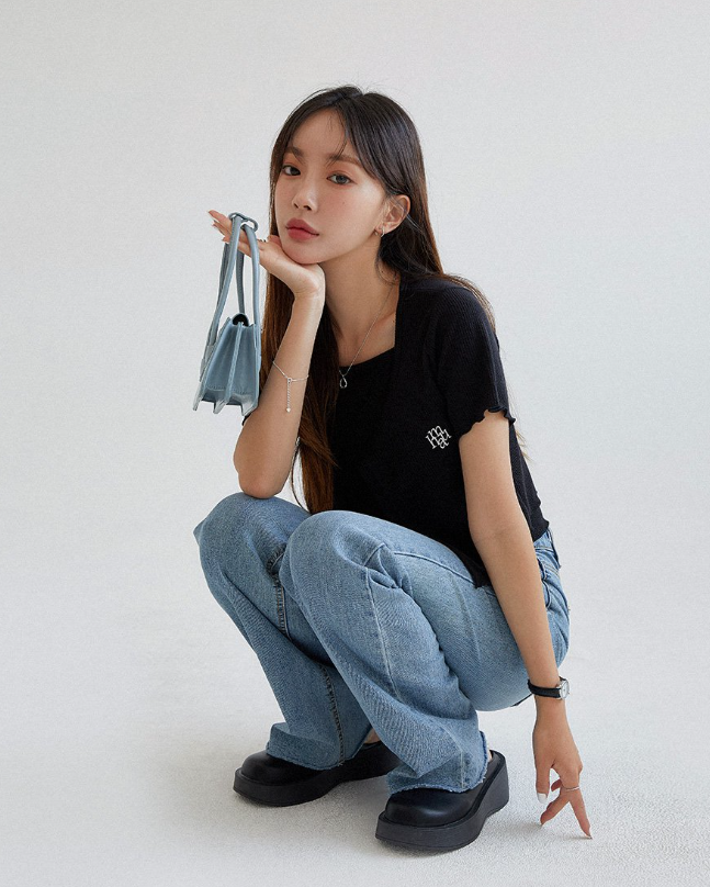 #現貨優惠 韓國 muahmuah 綁帶兩件式套裝 背心+罩衫 (MUT22063)