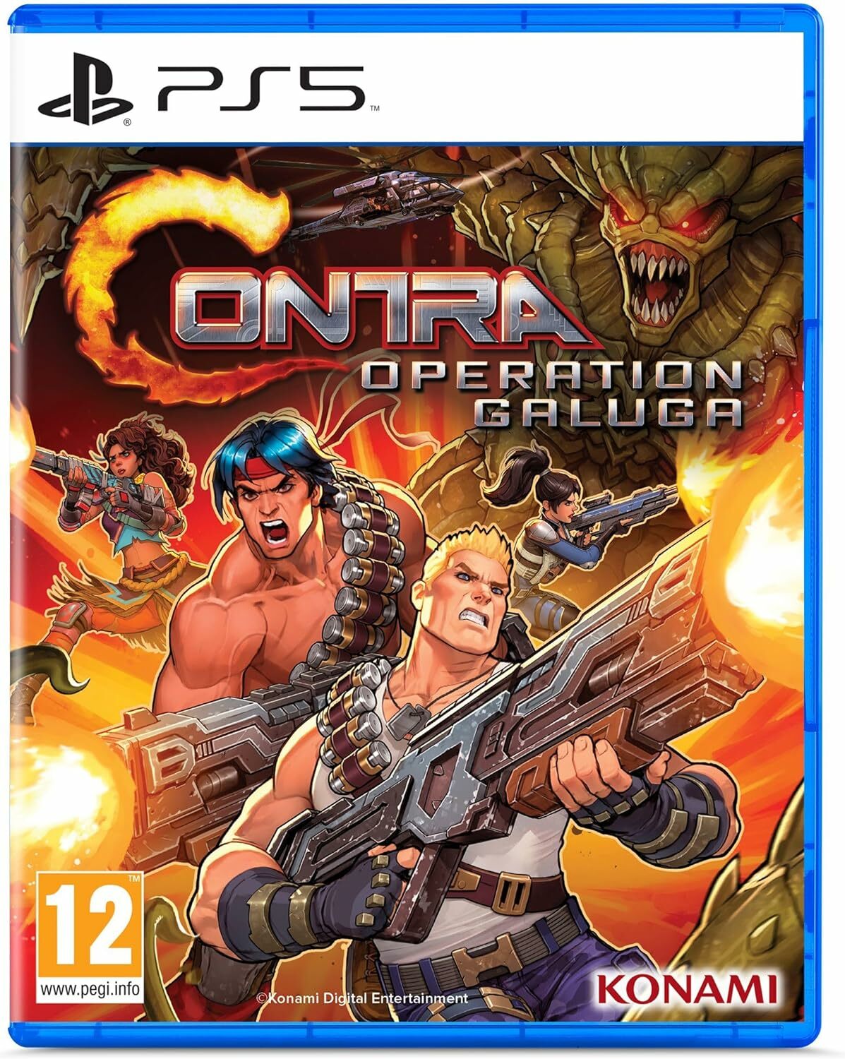 PS5 Contra: Operation Galuga 魂斗羅：加盧加行動 中英日韓文版 (英文封面)