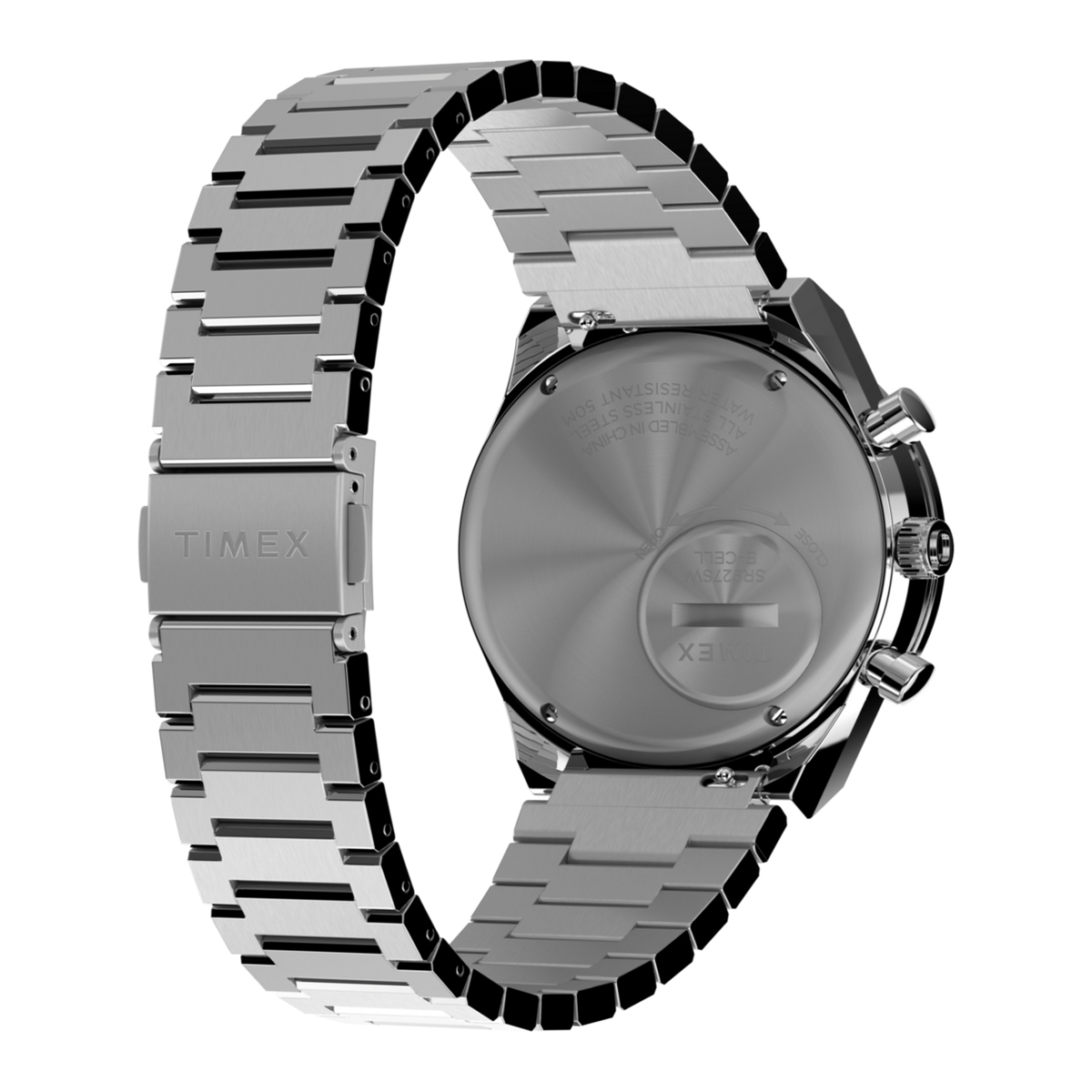 Q Timex Chronograph TW2W53300 40mm 復古款 鋼帶石英錶