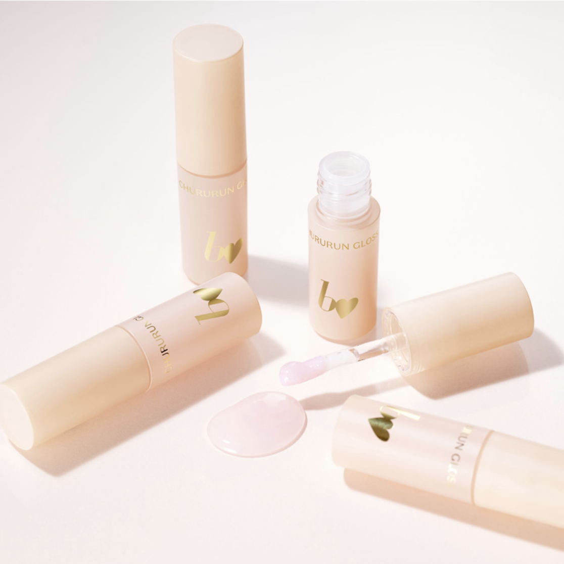 B IDOL Chururun Gloss 01 Nude Skin