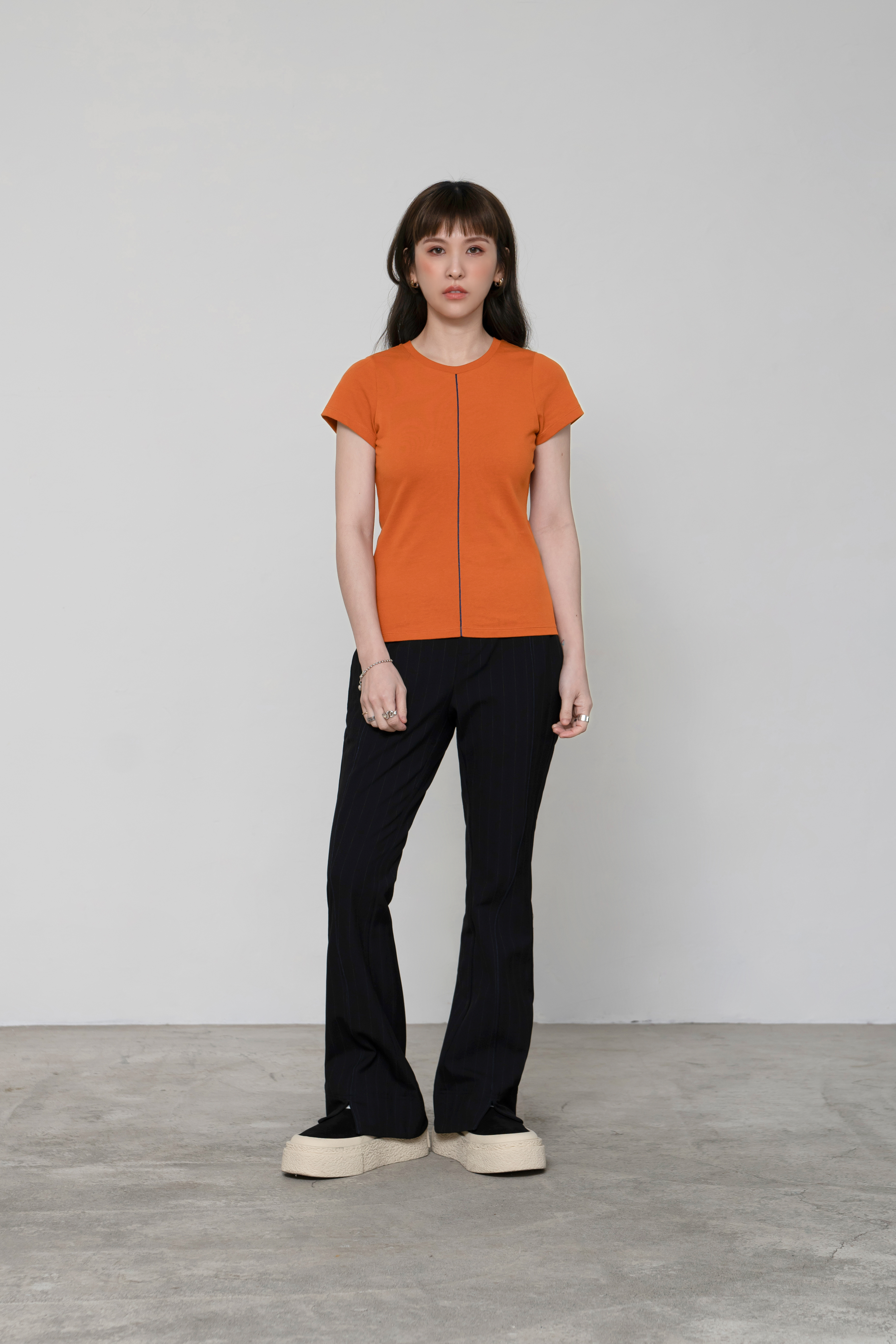 RE:tain -  Slim Fit Tee | Orange
