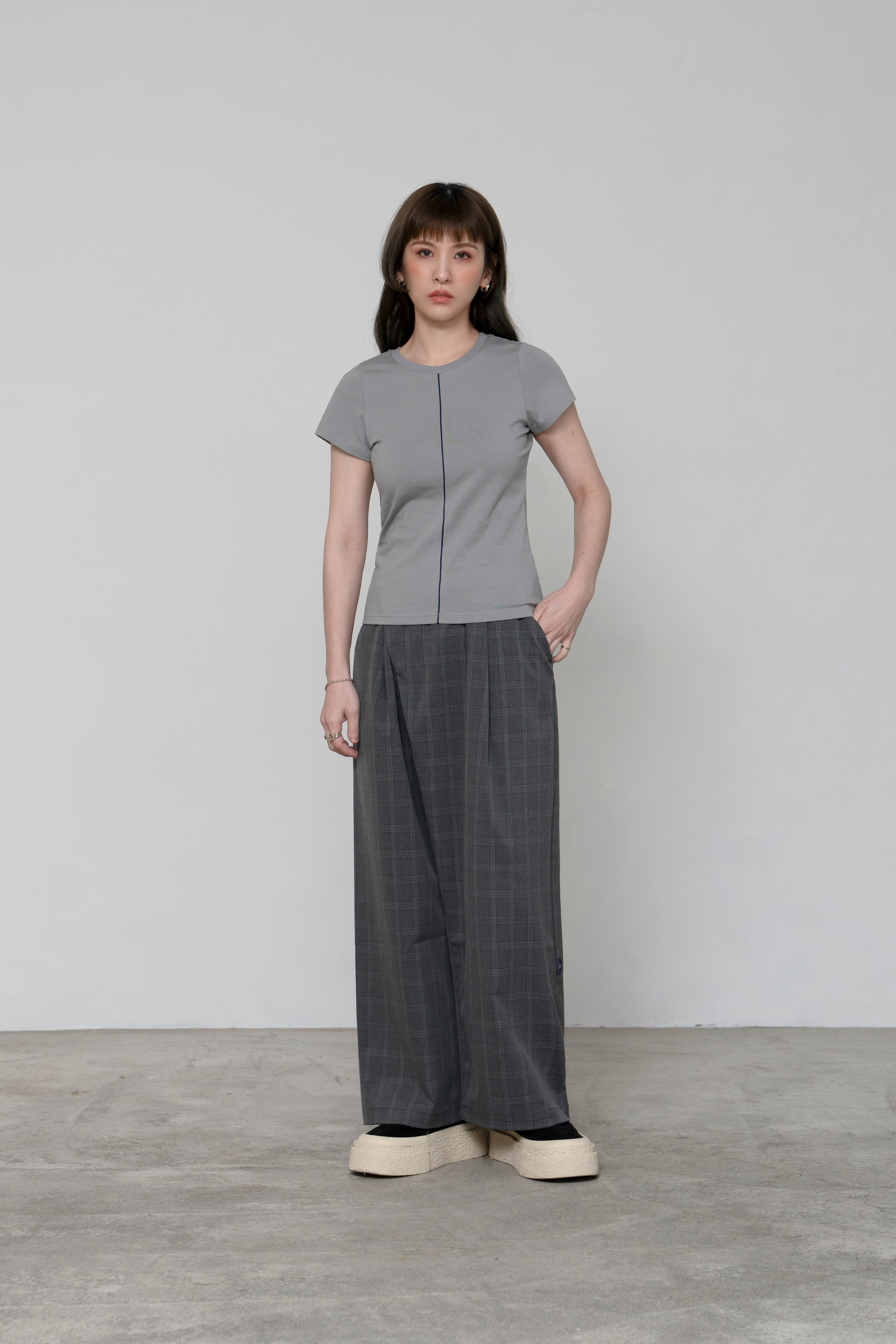 RE:tain -  Slim Fit Tee | Gray