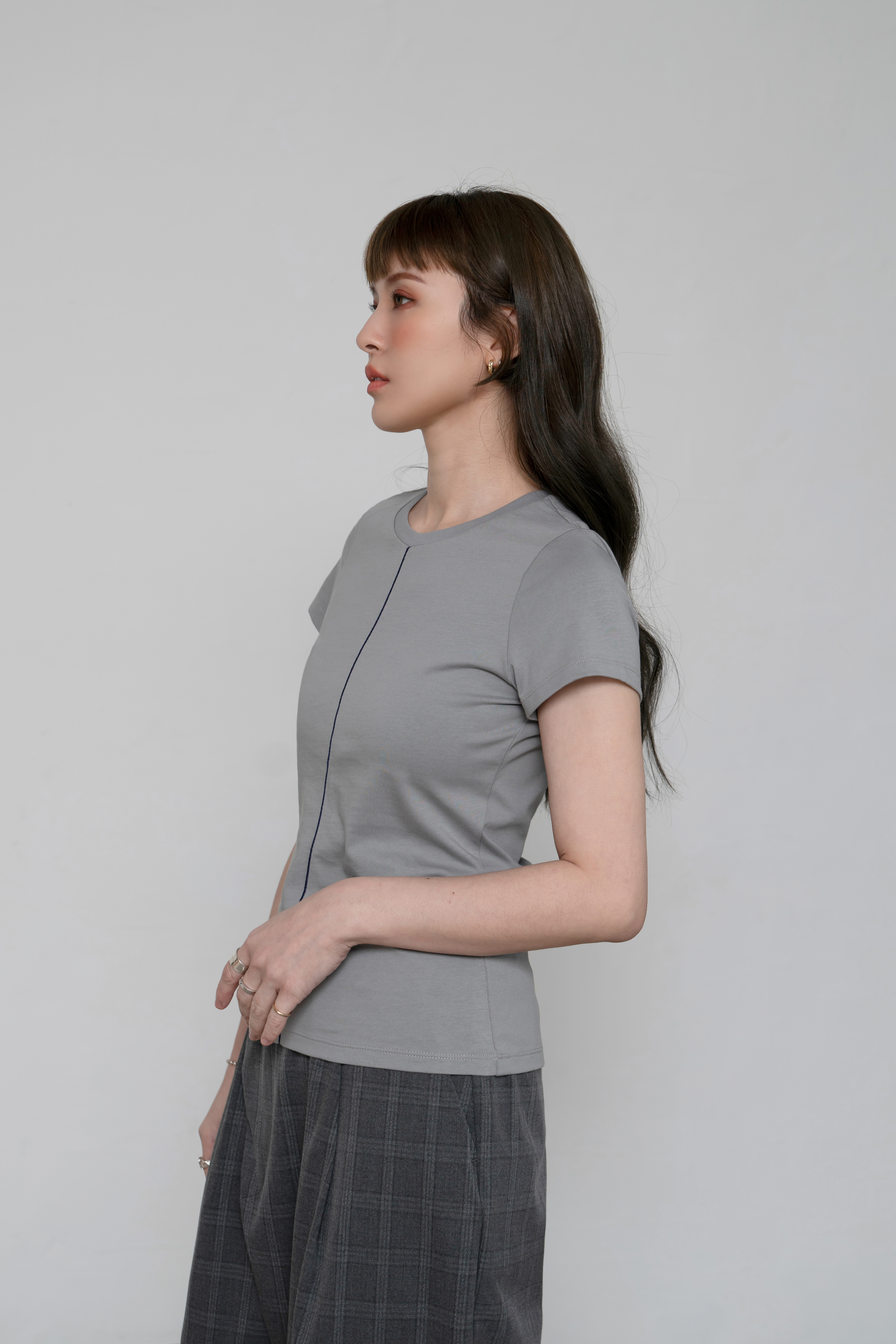 RE:tain -  Slim Fit Tee | Gray