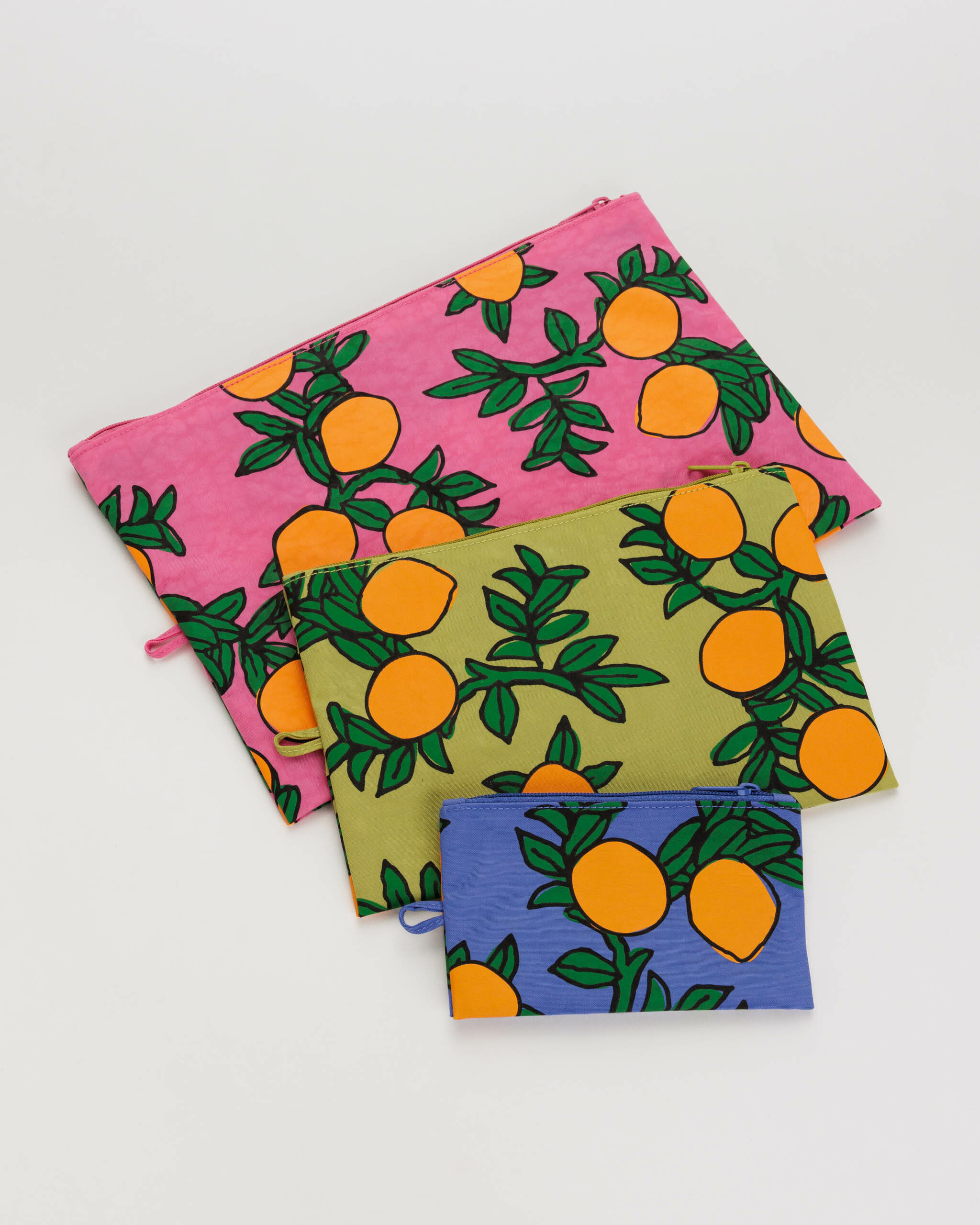 Go Pouch Set - Orange Trees | BAGGU