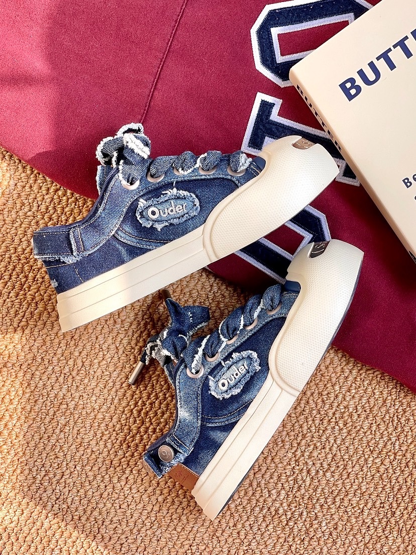 OUDER 開口笑 牛仔 麻繩 單寧 水洗（OUD010NZL）