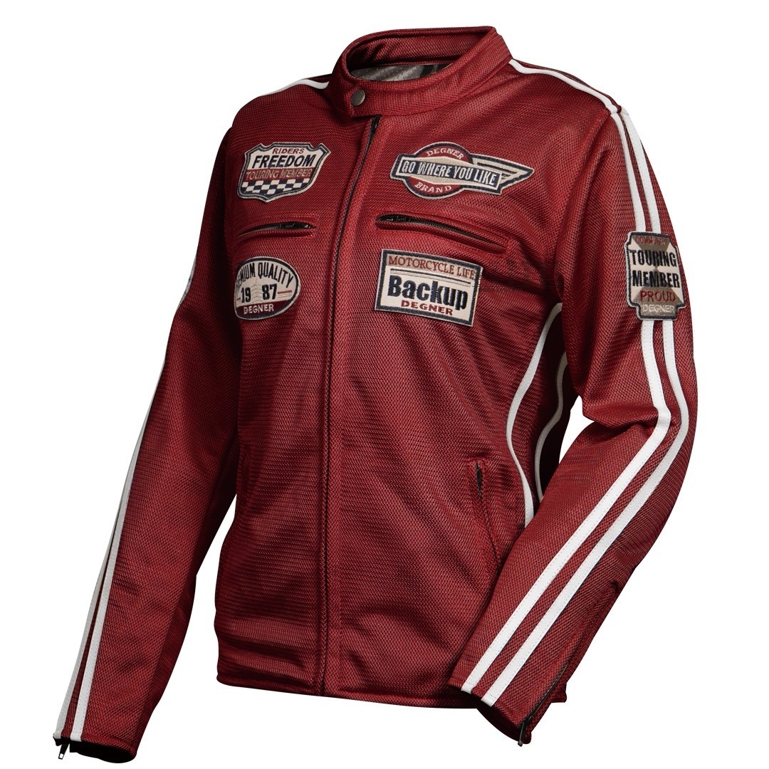 DEGNER FR24SJ-6 RED 紅 女版 夏季防摔衣