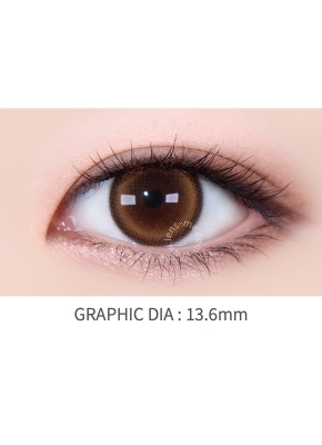 LensMe Eye Four Cat Monthly (Brown)