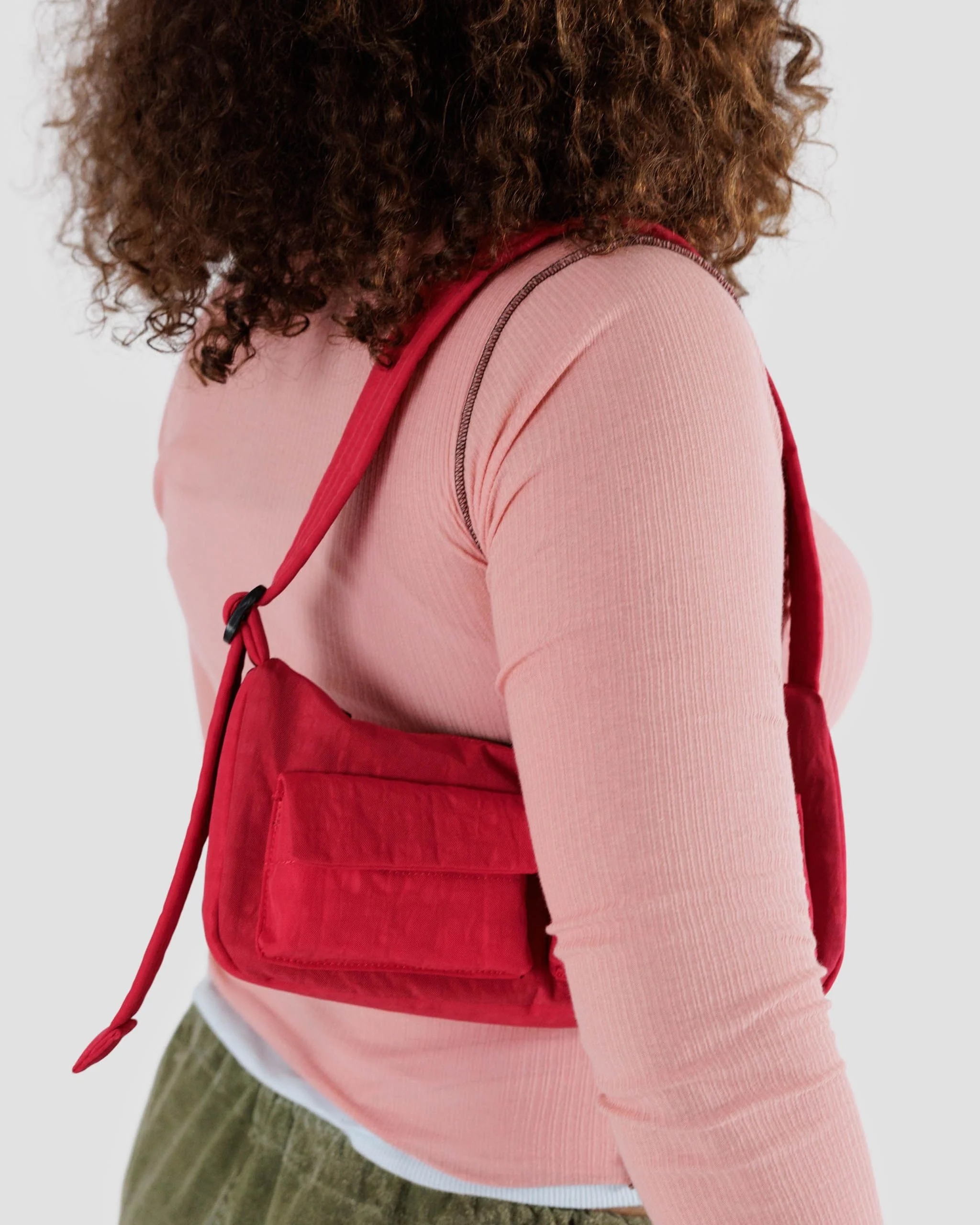 Cargo Shoulder Bag - Candy Apple | BAGGU