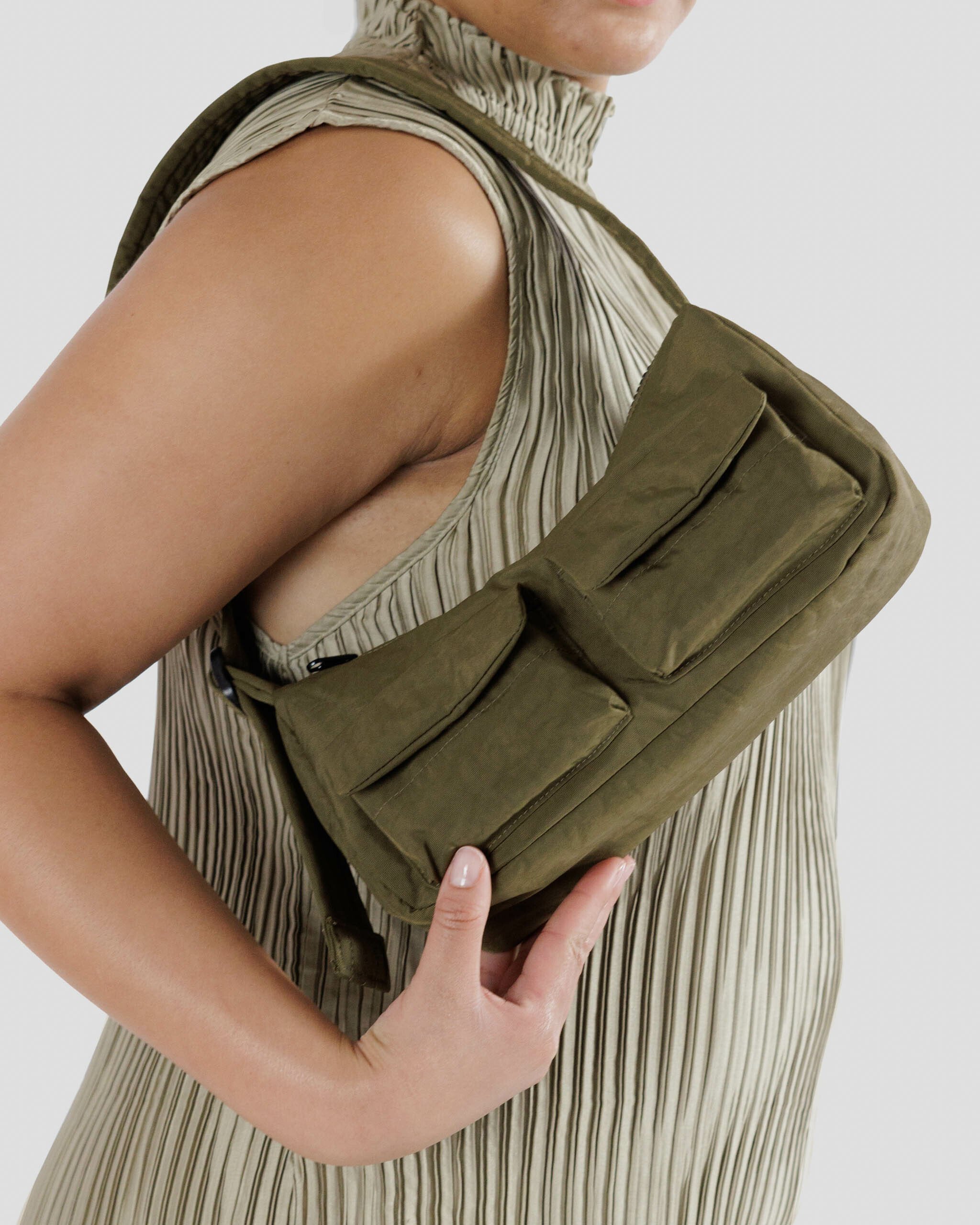 Cargo Shoulder Bag - Seaweed | BAGGU