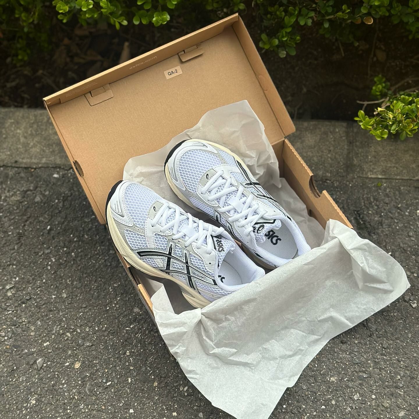 Asics GEL-1130 奶油底 白黑色 復古 運動鞋 1201A256-118