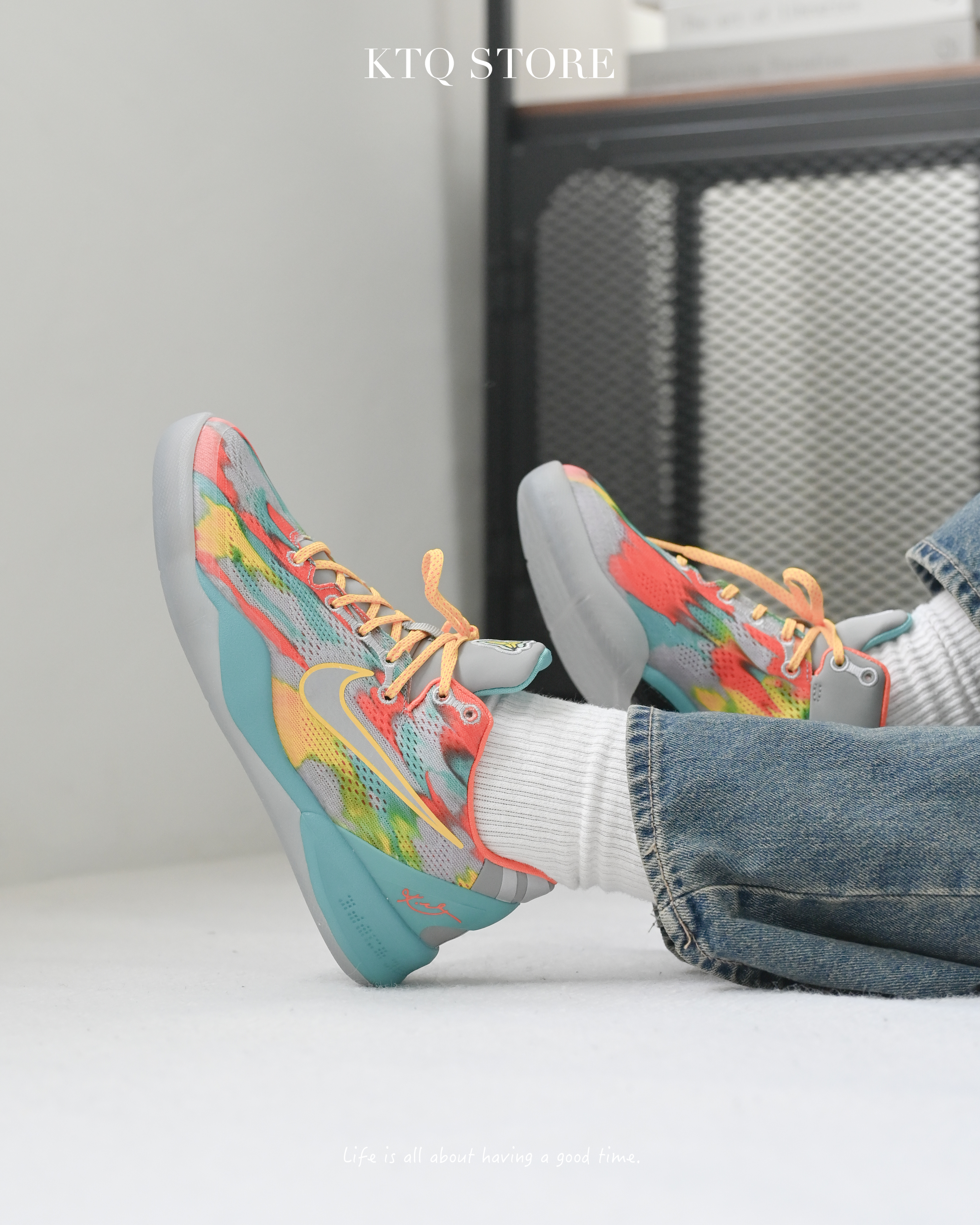 KTQ STORE ‧ Nike Kobe 8 Protro "Venice Beach" GS 威尼斯海灘 籃球鞋 柯比 大童女鞋 HF7319-001