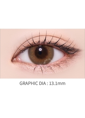 [月拋] LENSME Sharte Brown 每月拋棄彩妝隱形眼鏡｜2片