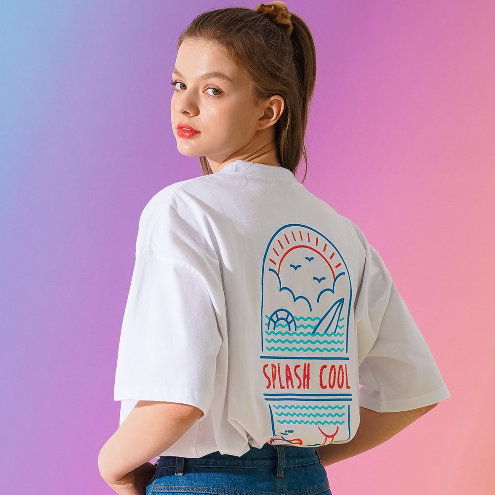 韓國選物| TWN SPASH COOL COTTON TEE🏄🏻